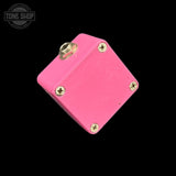 Bottom angle of Used Henrietta Engineering Pinkman Dirty Boost Pedal TSS7136.
