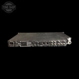 Back of Used Ibanez SRMS805 5 String Multi-Scale Bass Deep Twilight TSS7621.