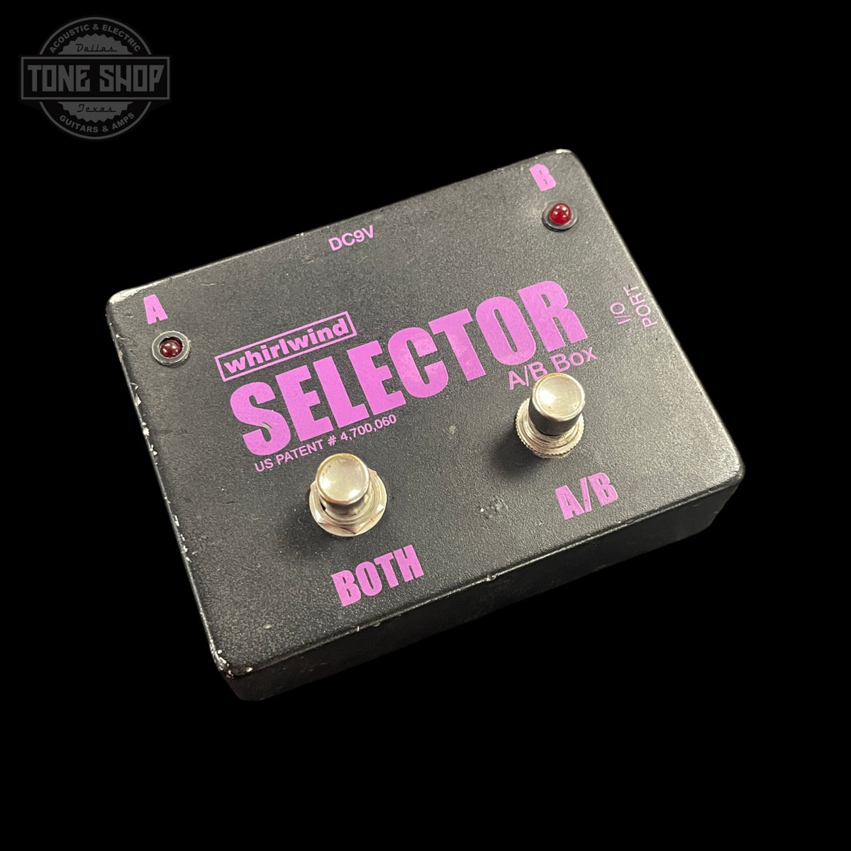 Top of Used Whirlwind A/B Switcher Pedal TSS7581.