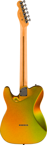 Back of Fender 75th Anniversary American Ultra II Telecaster Ebony Liquid Gold.
