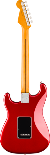 Back of Fender American Pro Classic Silent Stratocaster Maple Candy Apple Red.