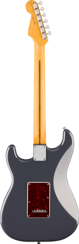 Back of Fender American Professional Classic Stratocaster HSS Maple Faded Black.