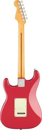 Back of Fender American Professional Classic Stratocaster Rosewood  Faded Dakota Red.