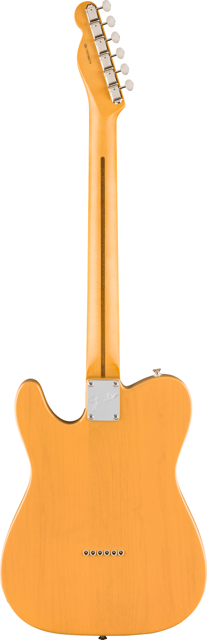 Back of Fender American Professional Classic Telecaster Maple Butterscotch Blonde.