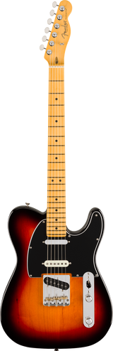 Full frontal of Fender American Professional Classic Telecaster SSS Maple 3-Color Sunburst.