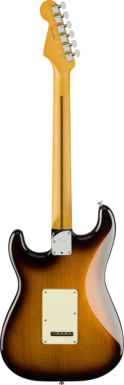 Back of Fender American Professional II Stratocaster RW Anniversary 2-Color Sunburst.