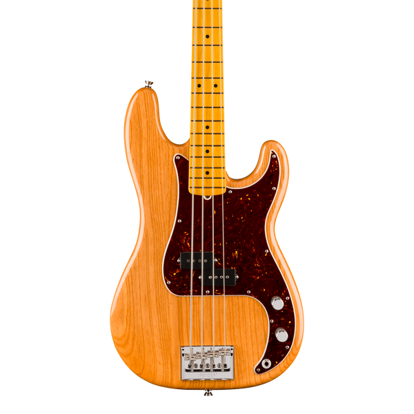 Front of Fender American Professional Precision Bass Maple Natural.
