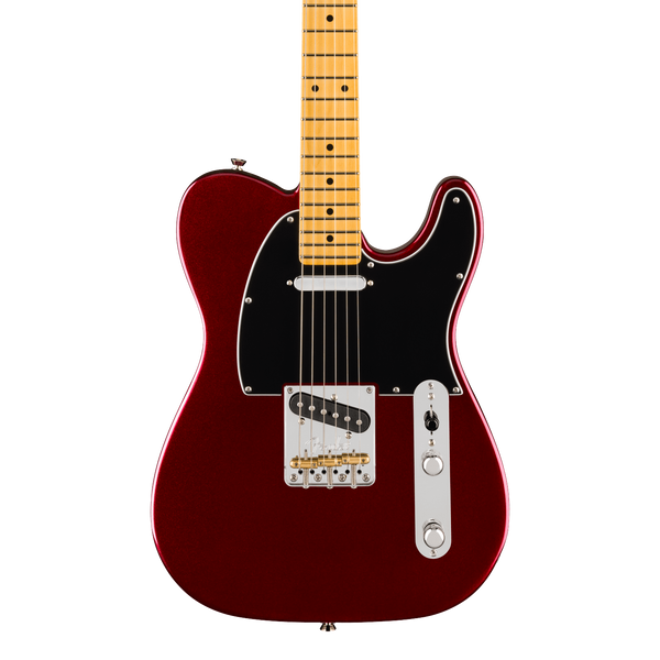Front of Fender American Professional Telecaster Maple Oxblood.