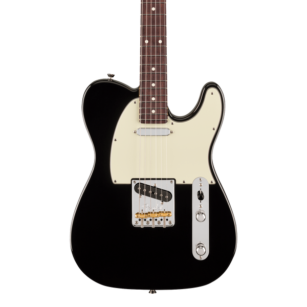 Front of Fender American Professional Telecaster Rosewood Black.