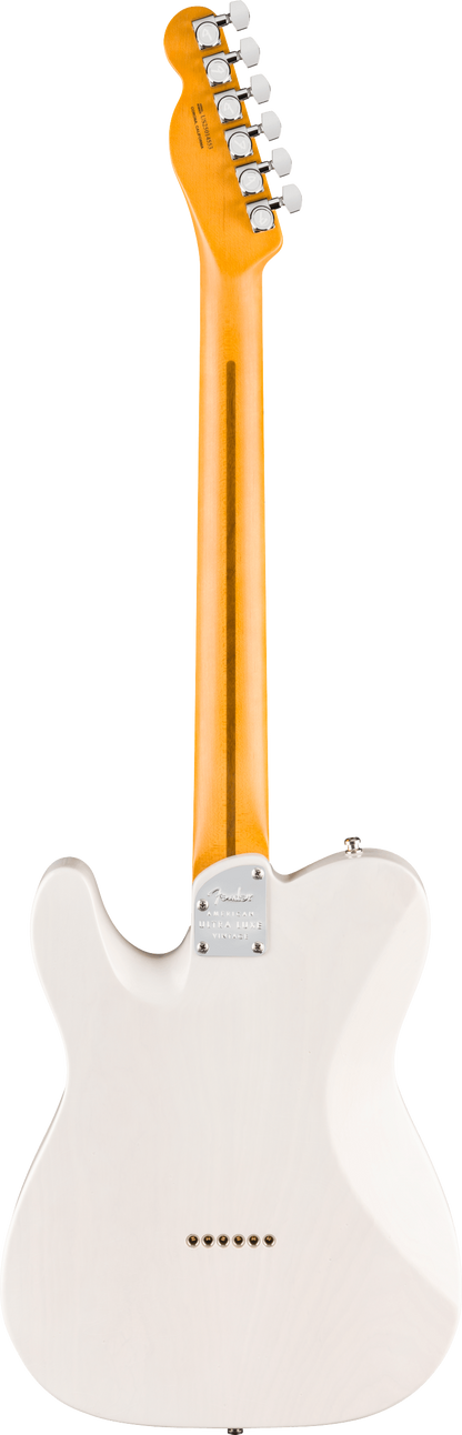 Back of Fender American Ultra Luxe '50s Telecaster Maple White Blonde.