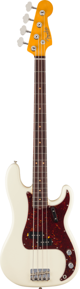 Full frontal of Fender American Vintage II 1960 Precision Bass RW Olympic White.