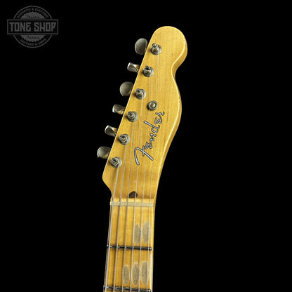 Headstock of Fender Custom Shop 1951 Nocaster Relic Faded Aged Nocaster Blonde R143334.