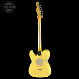 Back of Fender Custom Shop 1951 Nocaster Super Heavy Relic Super Faded Aged Nocaster Blonde.
