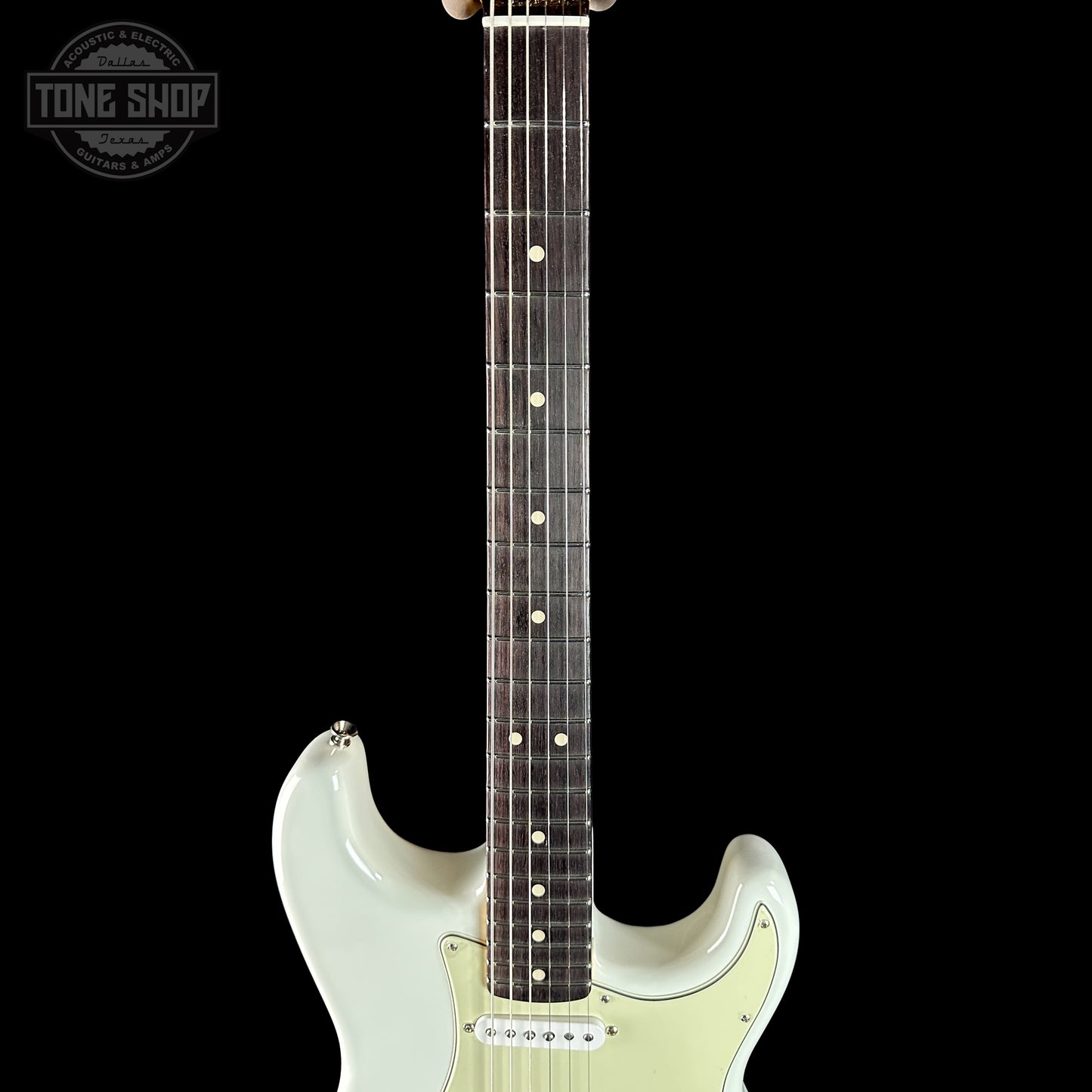 Neck of Fender Custom Shop 1963 Stratocaster NOS Olympic White AAA Maple Neck.