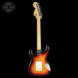 Back of Fender Custom Shop 1969 Stratocaster Journeyman Relic Chocolate 3 Tone Sunburst CZ588710.