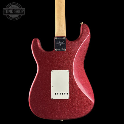 Back of Fender Custom Shop 1969 Stratocaster Journeyman Relic RDSP body.