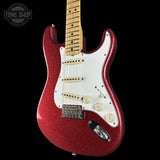 Front right angle of Fender Custom Shop 1969 Stratocaster Journeyman Relic RDSP body.