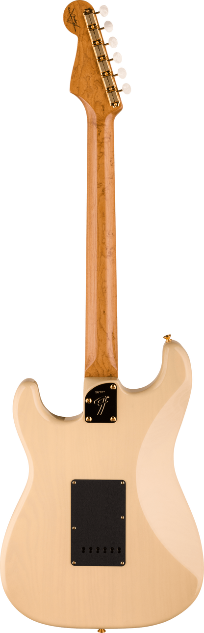 Back of Fender Custom Shop American Custom Strat RW NOS Vintage Blonde.