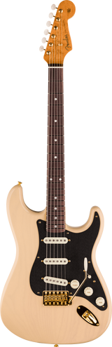 Full frontal of Fender Custom Shop American Custom Strat RW NOS Vintage Blonde.