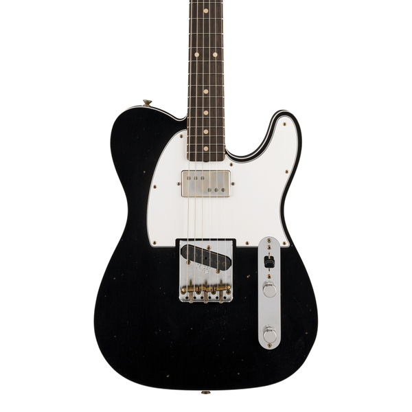 Front of Fender Custom Shop Limited Edition Brian Fallon 1959 Tele Custom Black.