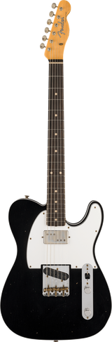 Full frontal of Fender Custom Shop Limited Edition Brian Fallon 1959 Tele Custom Black.