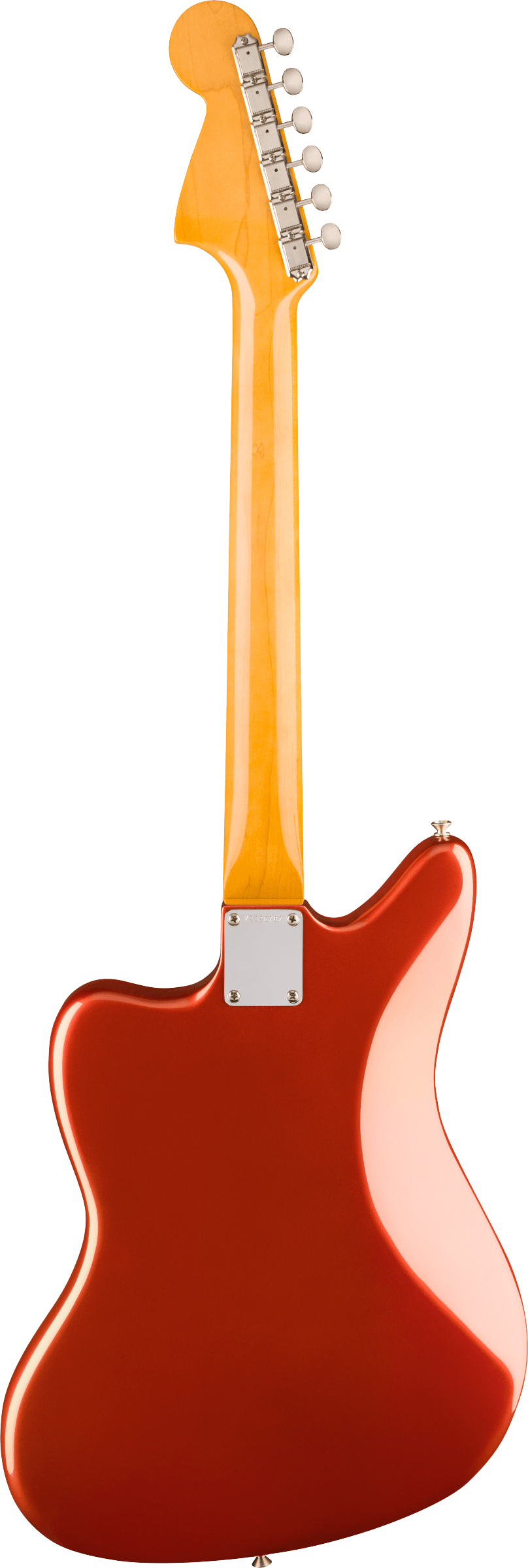 Back of Fender Johnny Marr Jaguar Signature Model Metallic KO.