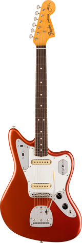 Full frontal of Fender Johnny Marr Jaguar Signature Model Metallic KO.