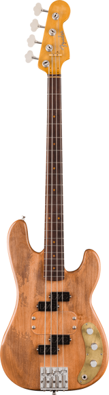 Full frontal of Fender Lee Sklar Precision Bass Rosewood Natural.