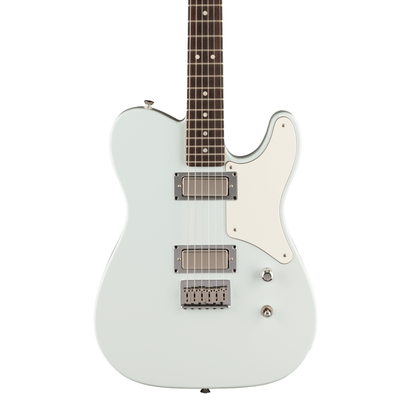 Front of Fender Limited Edition American Cabronita Special Sonic Blue.