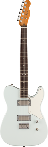 Full frontal of Fender Limited Edition American Cabronita Special Sonic Blue.
