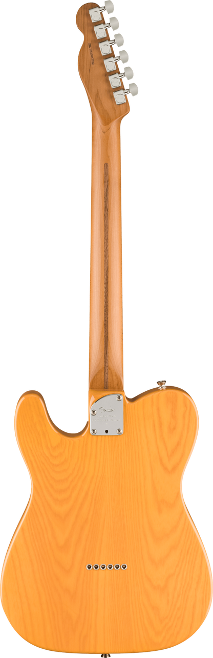 Back of Fender Limited Edition American Professional II Tele Roasted MP Butterscotch Blonde Ash.