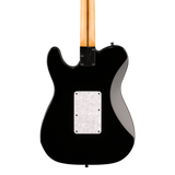 Back of body of Fender Limited Edition Player Fusion Telecaster HH Floyd Rose Ebony Black.