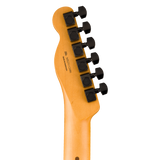 Back of neck of Fender Limited Edition Player Fusion Telecaster HH Floyd Rose Ebony Black.