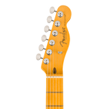 Headstock of Fender Limited Edition Pro Classic Silent Telecaster Maple 3-Color Sunburst.
