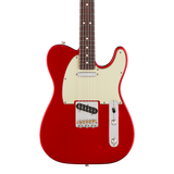 Front of Fender Limited Edition Pro Classic Silent Telecaster Rosewood Candy Apple Red.