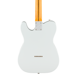 Back of body of Fender Limited Edition Pro Classic Silent Telecaster Rosewood Sonic Blue.