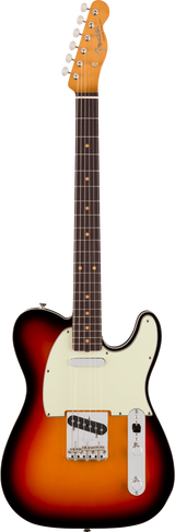Full frontal of Fender Limited Edition Vintera III Early '60s Telecaster Custom Rosewood 3-Color Sunburst.