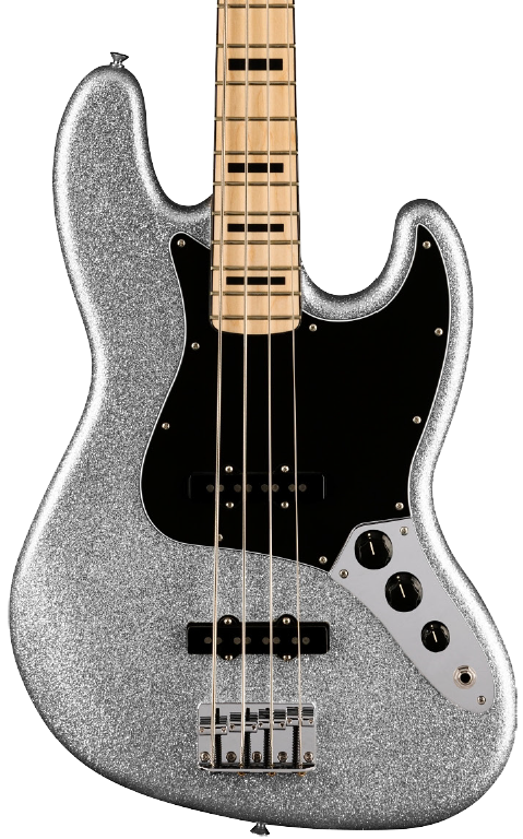 Fender Mikey Way Jazz Bass MP Silver Sparkle w/bag