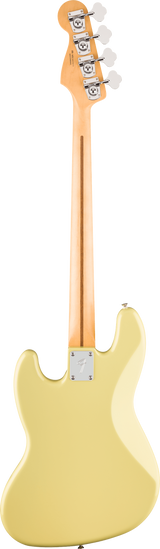 Back of Fender Player II Jazz Bass Rosewood Fingerboard Hialeah Yellow.