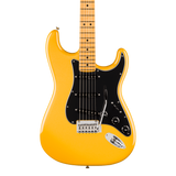 Front of Fender Player II Modified Stratocaster MP Sunshine Yellow.