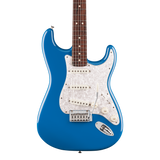 Front of Fender Player II Modified Stratocaster RW Electric Blue.