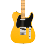 Front of Fender Player II Modified Telecaster MP Sunshine Yellow.