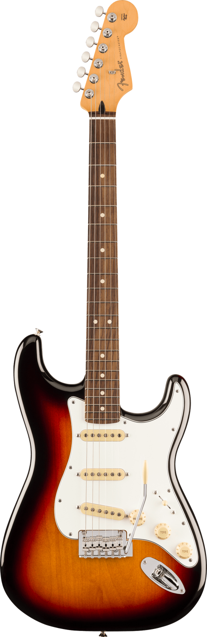 Full frontal of Fender Player II Stratocaster Rosewood Fingerboard 3-Color Sunburst.