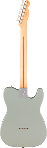 Back of Fender Player II Telecaster Left-Hand Rosewood Cactus Gray.