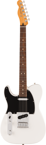 Full frontal of Fender Player II Telecaster Left-Hand Rosewood Fingerboard Polar White.