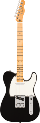 Full frontal of Fender Player II Telecaster Maple Fingerboard Black.