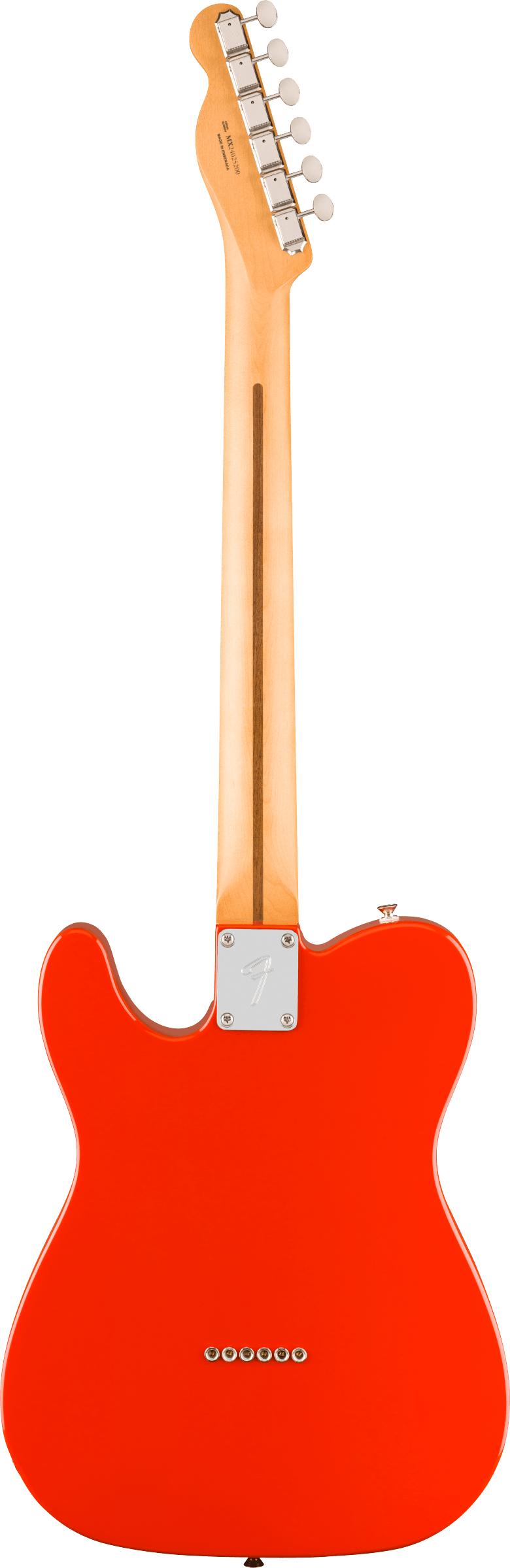 Telecaster Back Fender Player II Telecaster Maple Fingerboard Coral Red – Tone Shop Guitars