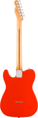 Back of Fender Player II Telecaster Maple Fingerboard Coral Red.