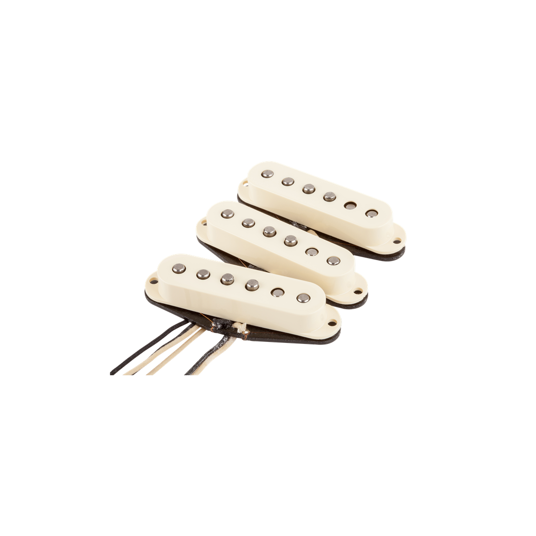 Front of Fender Pure Vintage ’57/’62 Stratocaster Pickup Set.