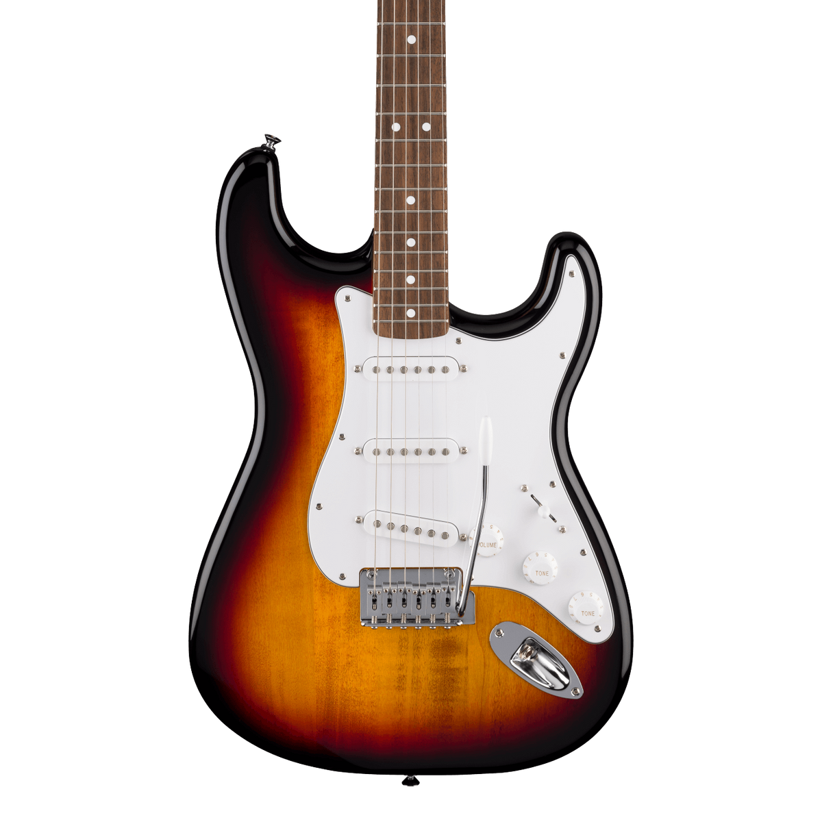 Fender Standard Stratocaster White Pickguard 3-Color Sunburst